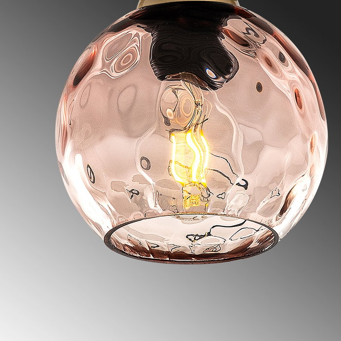 Opviq Lámpara de Araña Benek 15 - 14383 Rosa y Negro